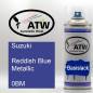 Preview: Suzuki, Reddish Blue Metallic, 0BM: 400ml Sprühdose, von ATW Autoteile West.